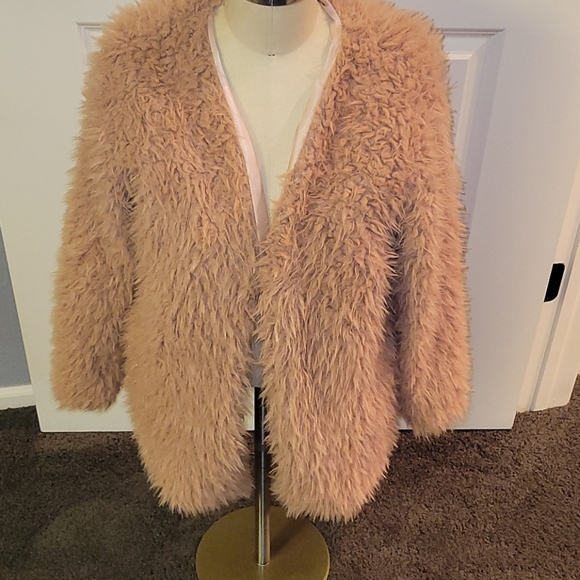 Teddy Bear Fur Jacket Size XL - Picture 4 of 12